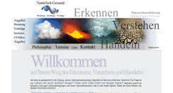 Desktop Screenshot of natuerlich-gesund-web.de